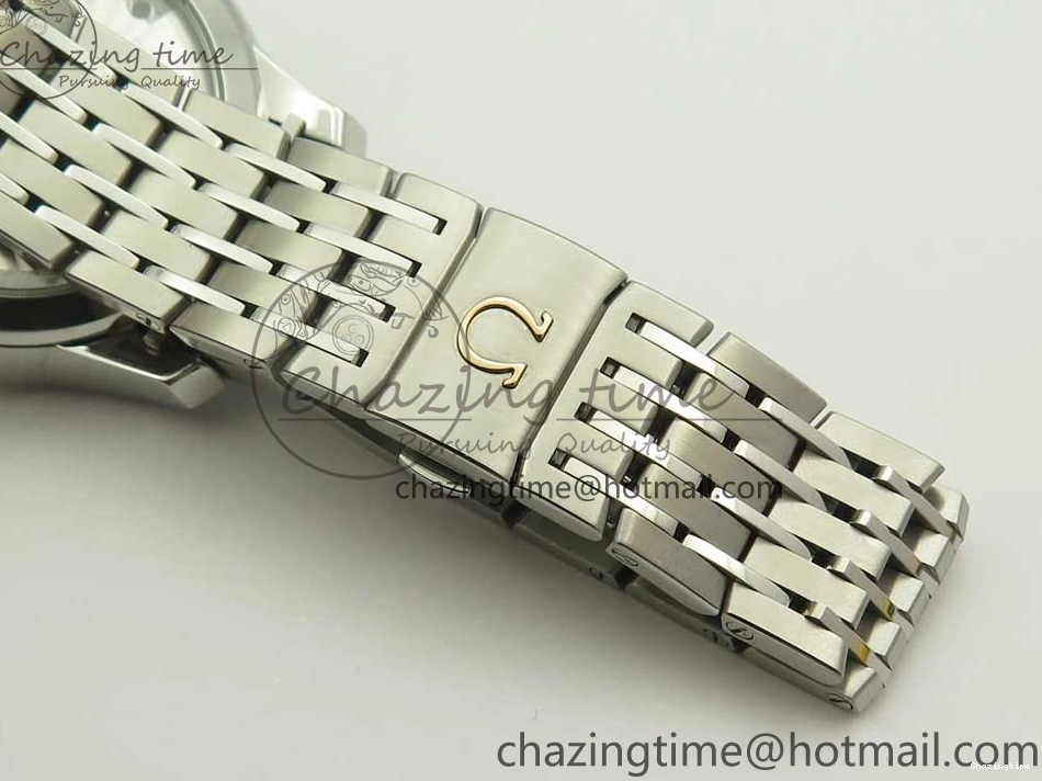 0512 De Ville Hour Vision 41mm SS VSF 1:1 Best Edition White Dial on SS Bracelet A8500 Super Clone Casual 7946